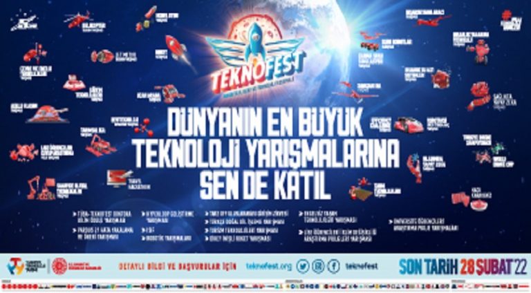 TEKNOFEST Yarışmalarına Yurt Dışından Başvuru Süresi 31 Mart’a Uzatıldı