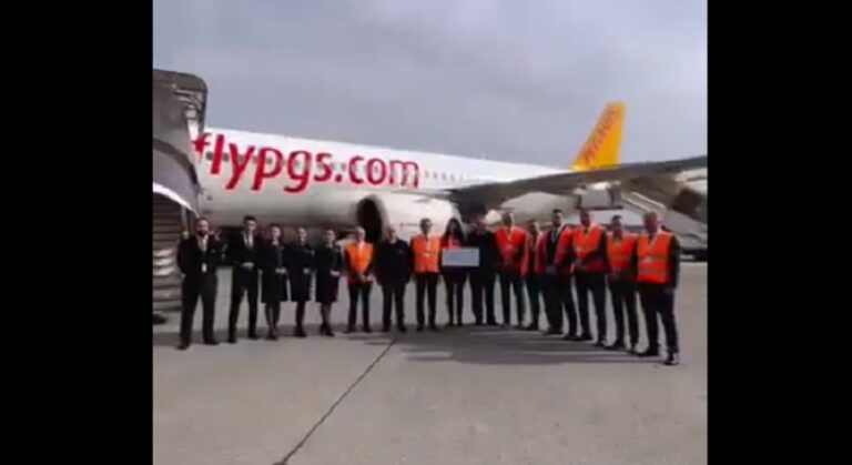 Pegasus Havayolları’nın Ankara – Podgoritsa uçuşları başladı (video)