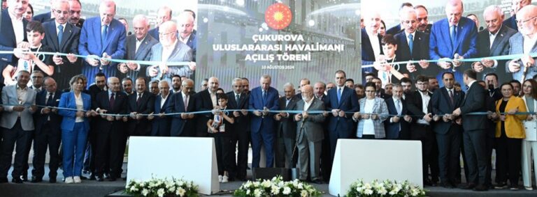 Cumhurbaşkanı Erdoğan Çukurova Uluslararası Havalimanı’nı Hizmete Açtı